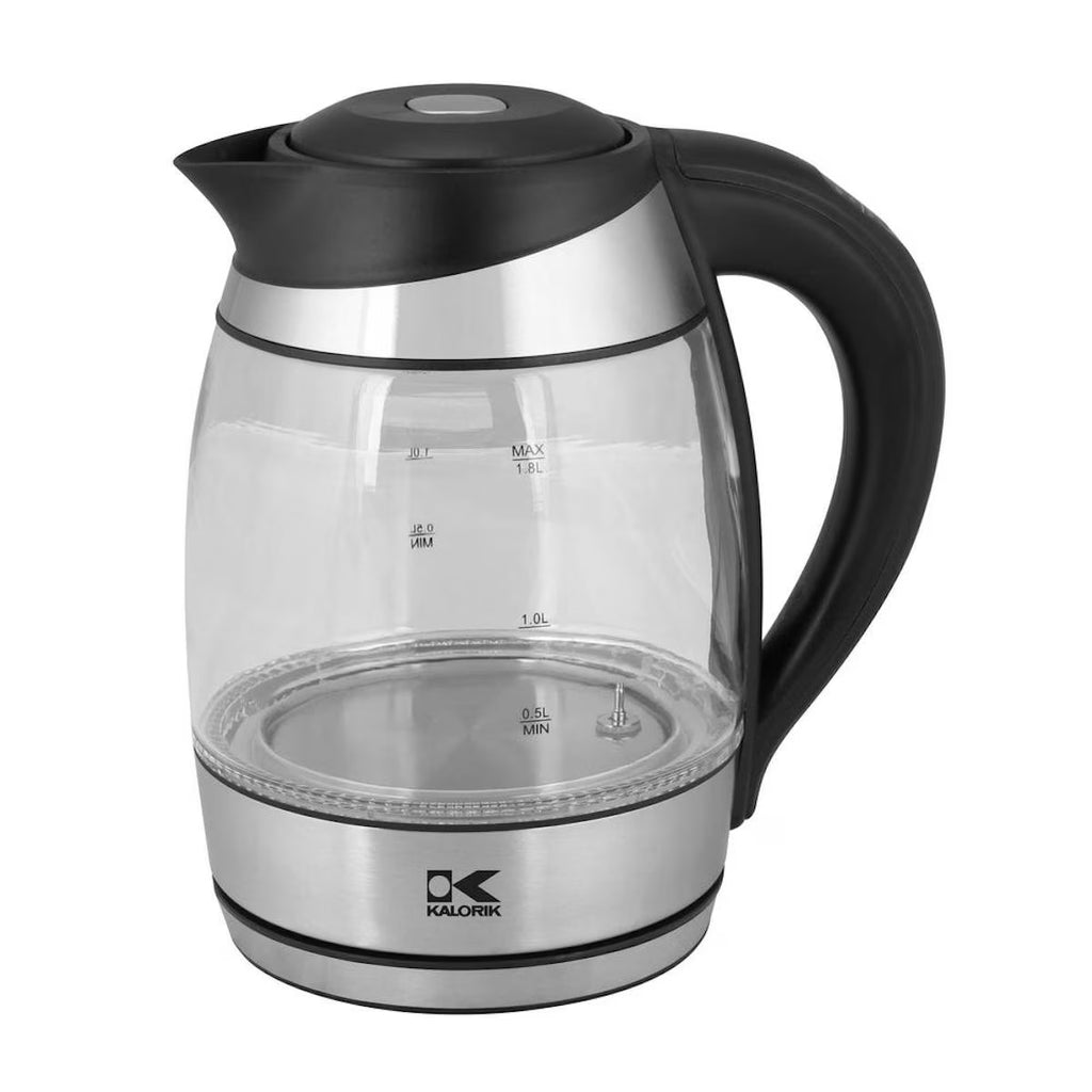 1.8 Liter Digital Glass Water Kettle with Color LED Y80462