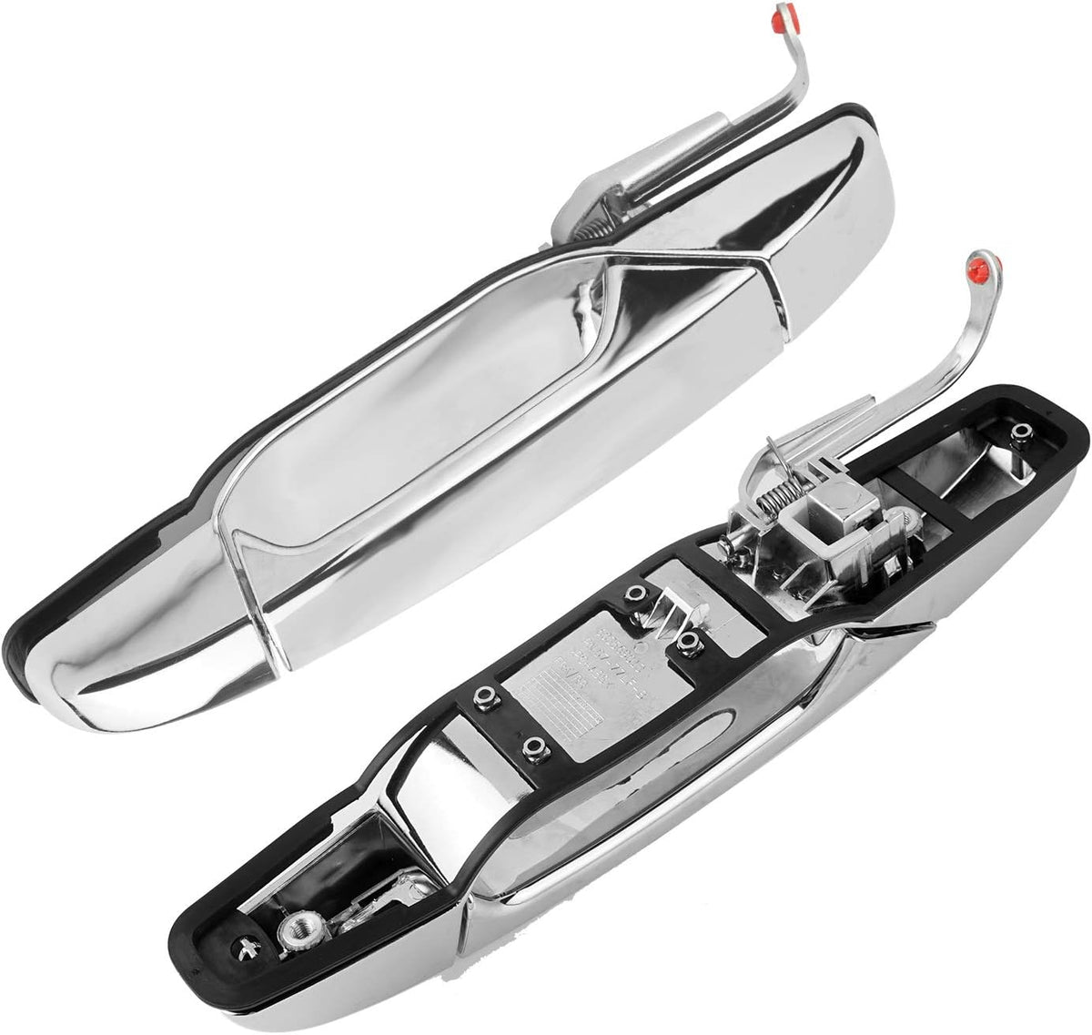 4pcs Exterior Door Handles Replacement for Cadillac Escalade Chevy Silverado Avalanche Tahoe GMC Sierra Yukon, Front Rear Driver & Passenger Side Pack of 2 H2397
