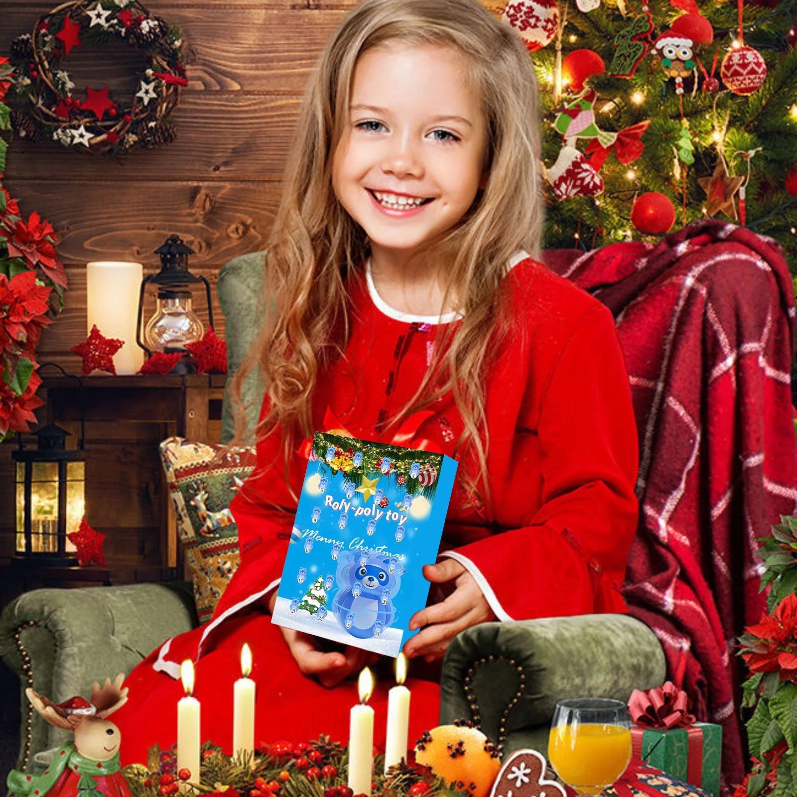 24 Tumbler Doll Countdown Calendar N207