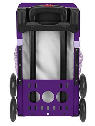 Purple Frame Sport Insert Bag with Flashing Wheels C515
