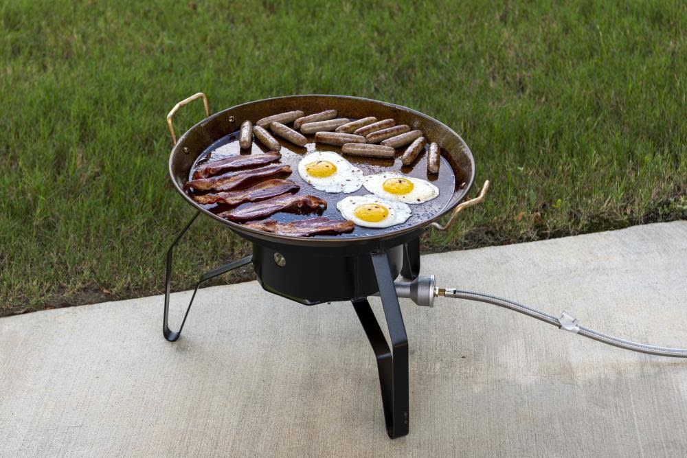 19-inch Carbon Steel Griddle, Black E286059