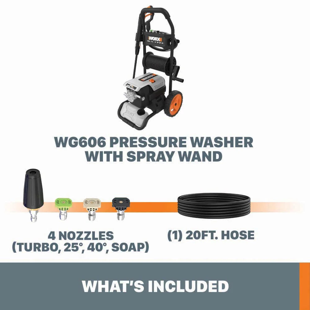 13 Amp Brushless 2000 PSI Electric Pressure Washer D7718