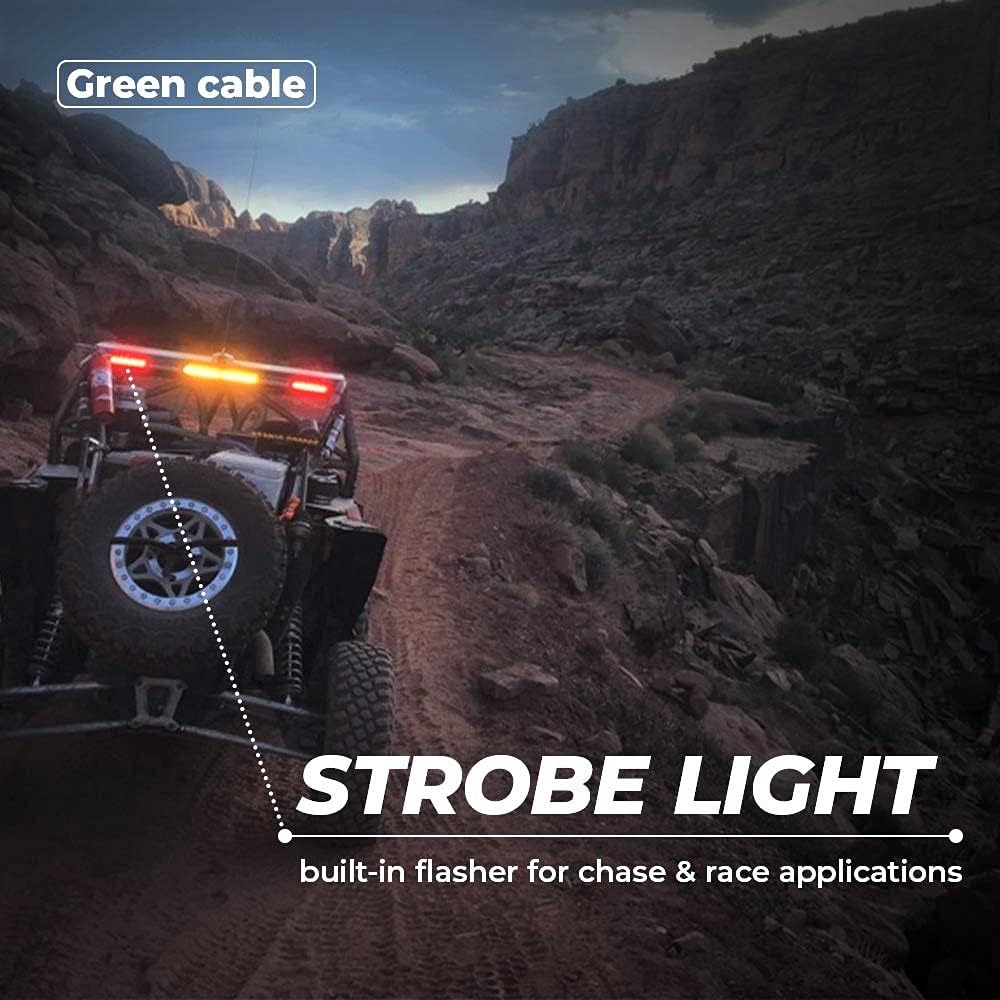 UTV Chase LED Tail Light Brake Light Bar with 5 Modes Pack of 2 Q6211