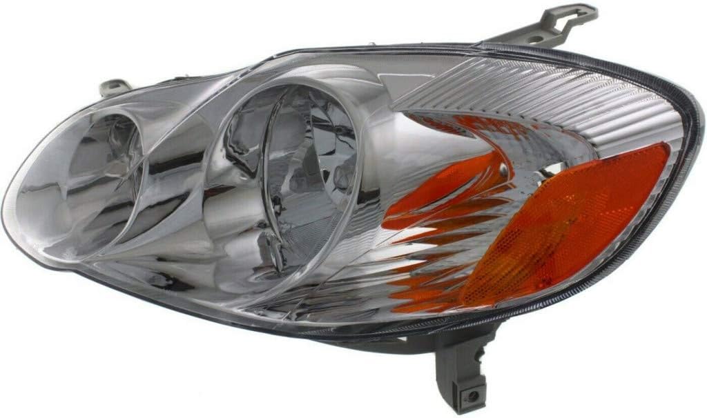 Driver Side Headlight for Toyota Corolla 2003 2004 A6871