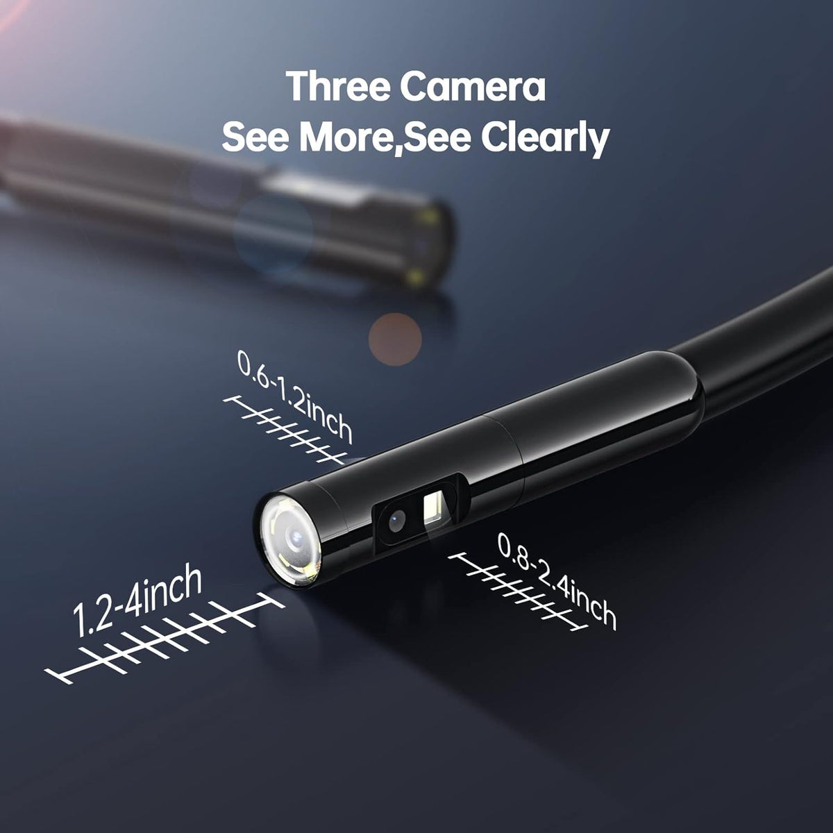 16.5ft HD Flexible Waterproof Endoscope Camera X636588