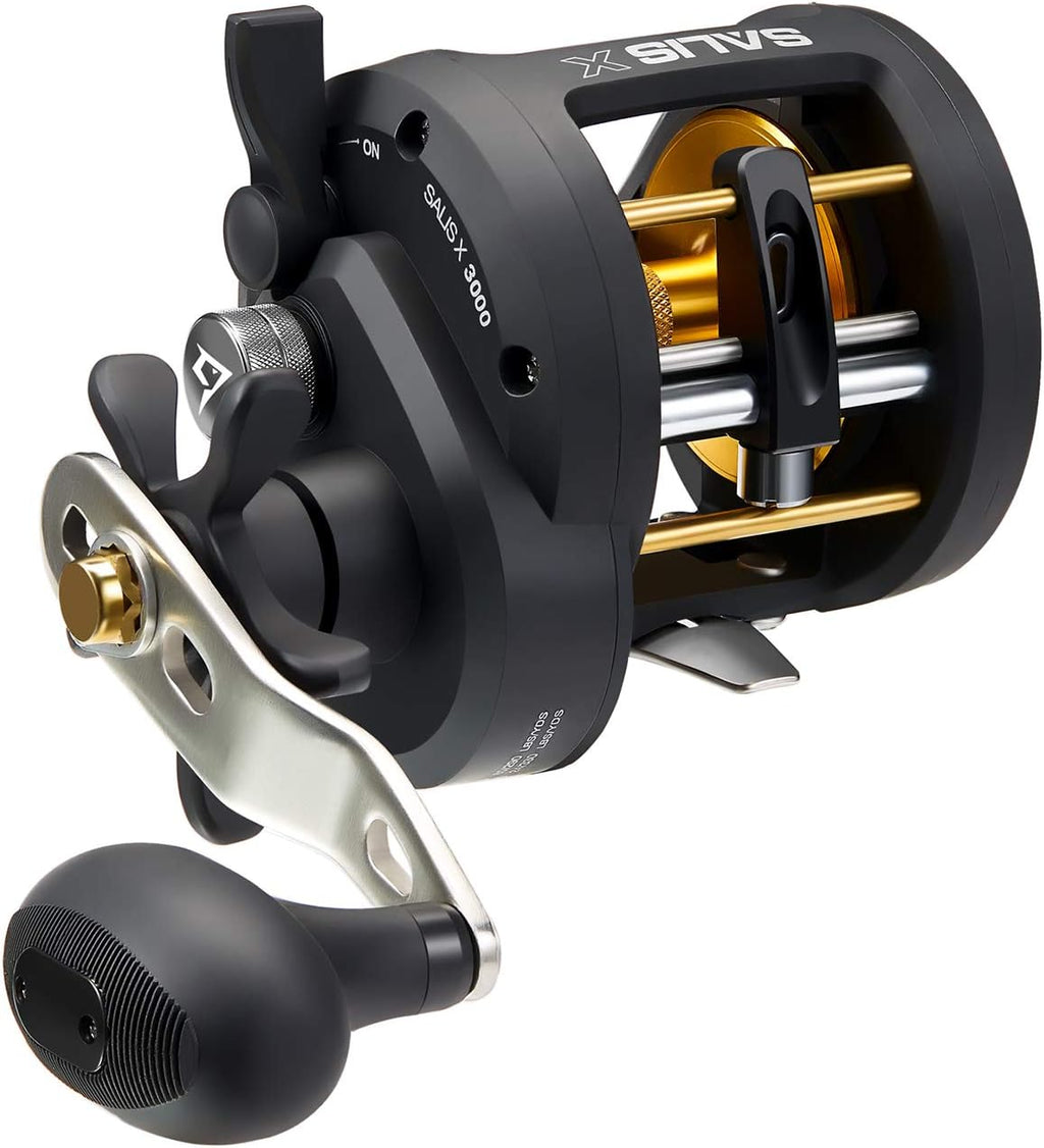 Round Baitcasting Reel with Level Wind U534408
