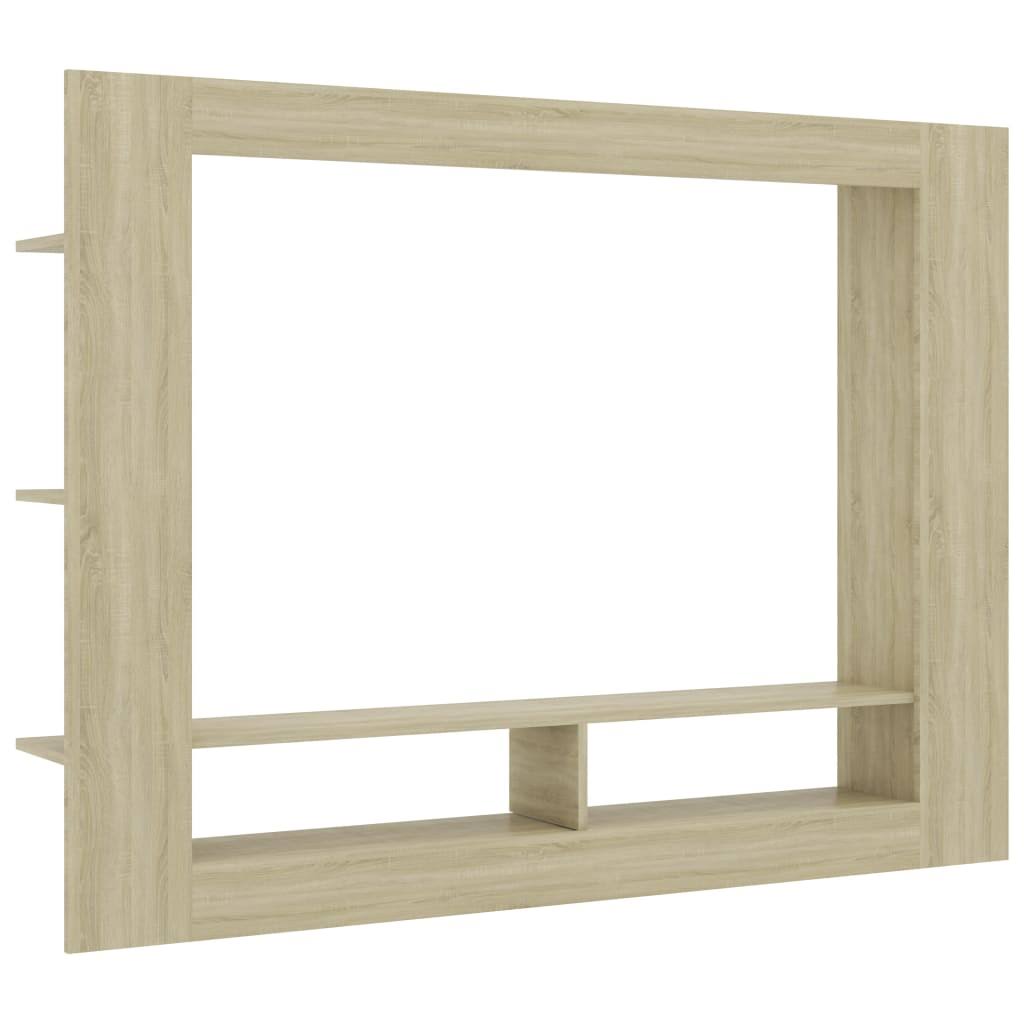White Sonoma Oak Chipboard TV Cabinet B597