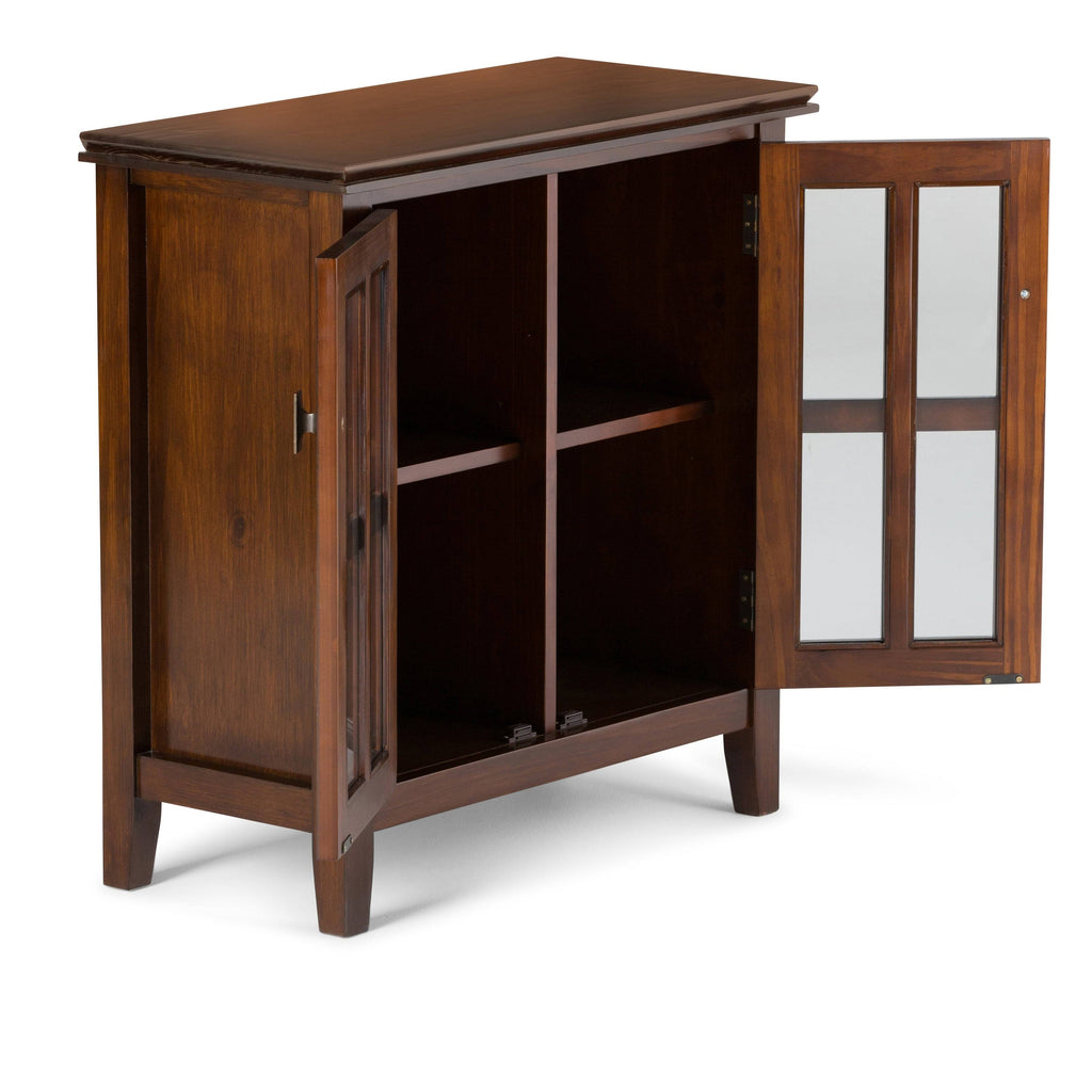 Solid Wood 30 inch Wide Low Storage Cabinet K344571