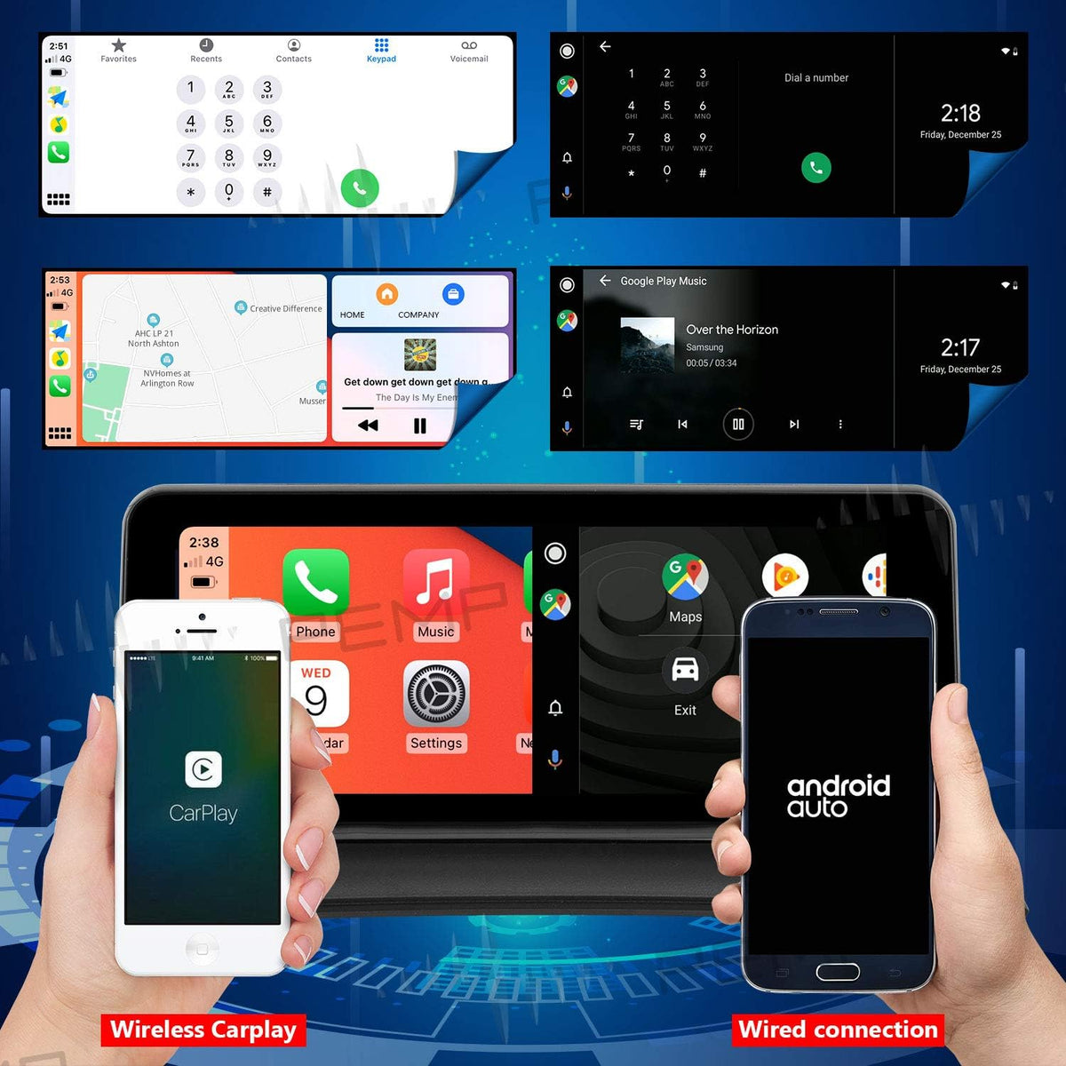 10.25 IPS Touch Screen CarPlay Android Auto for BMW X3 N297