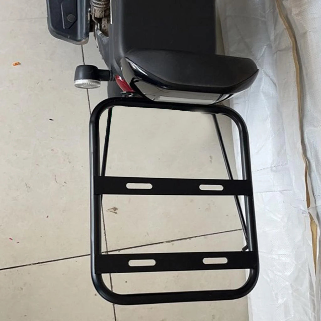 Black Motorbike Rear Tail Box Carrier Frame Bracket Rack O207274