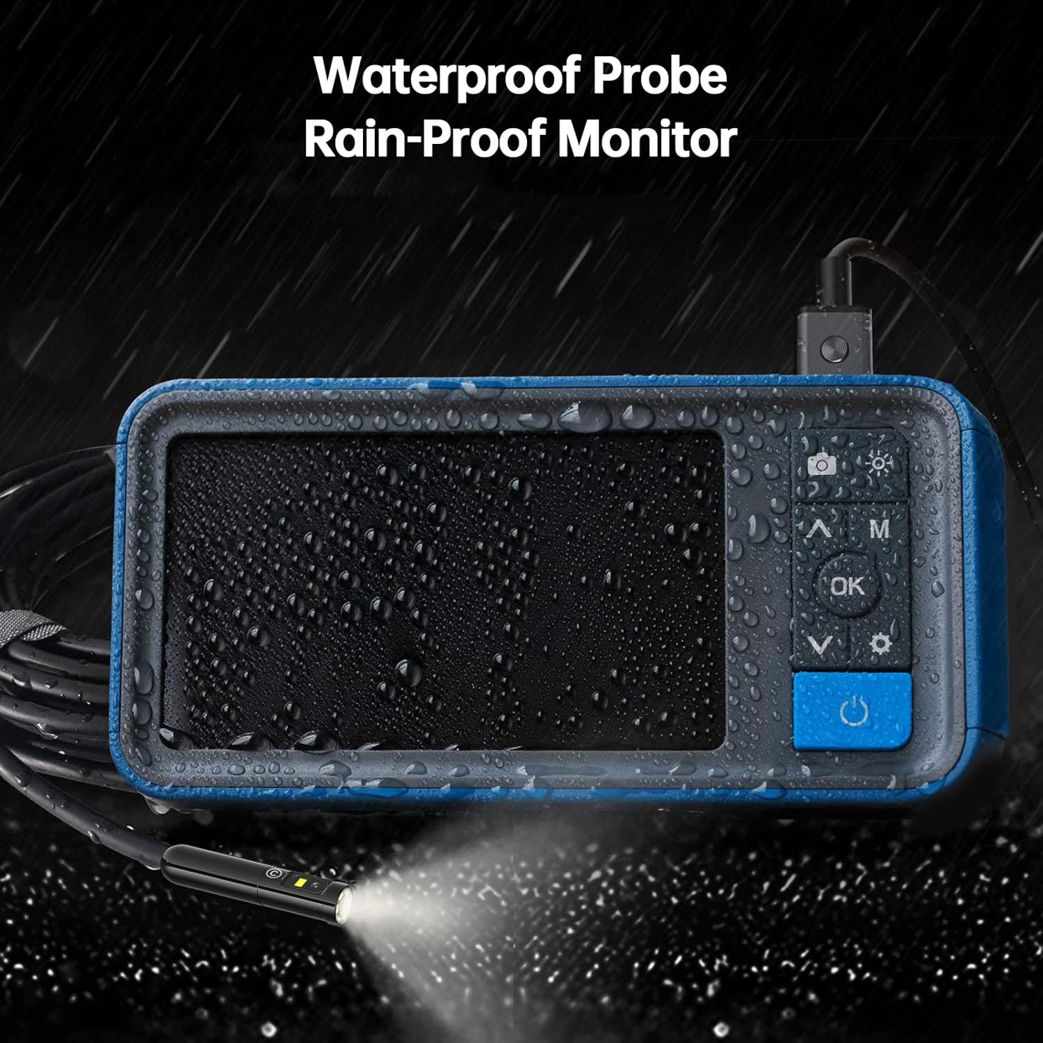 16.5ft HD Flexible Waterproof Endoscope Camera X636588