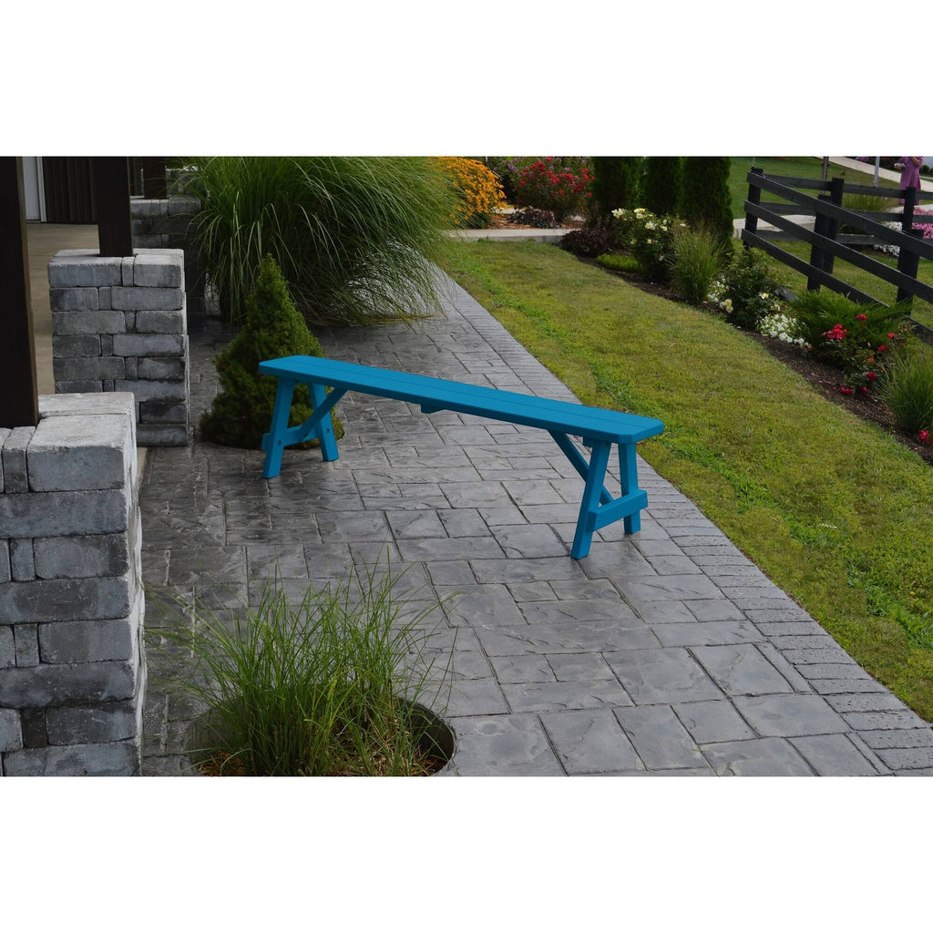 Caribbean Blue Traditional Bench S31415
