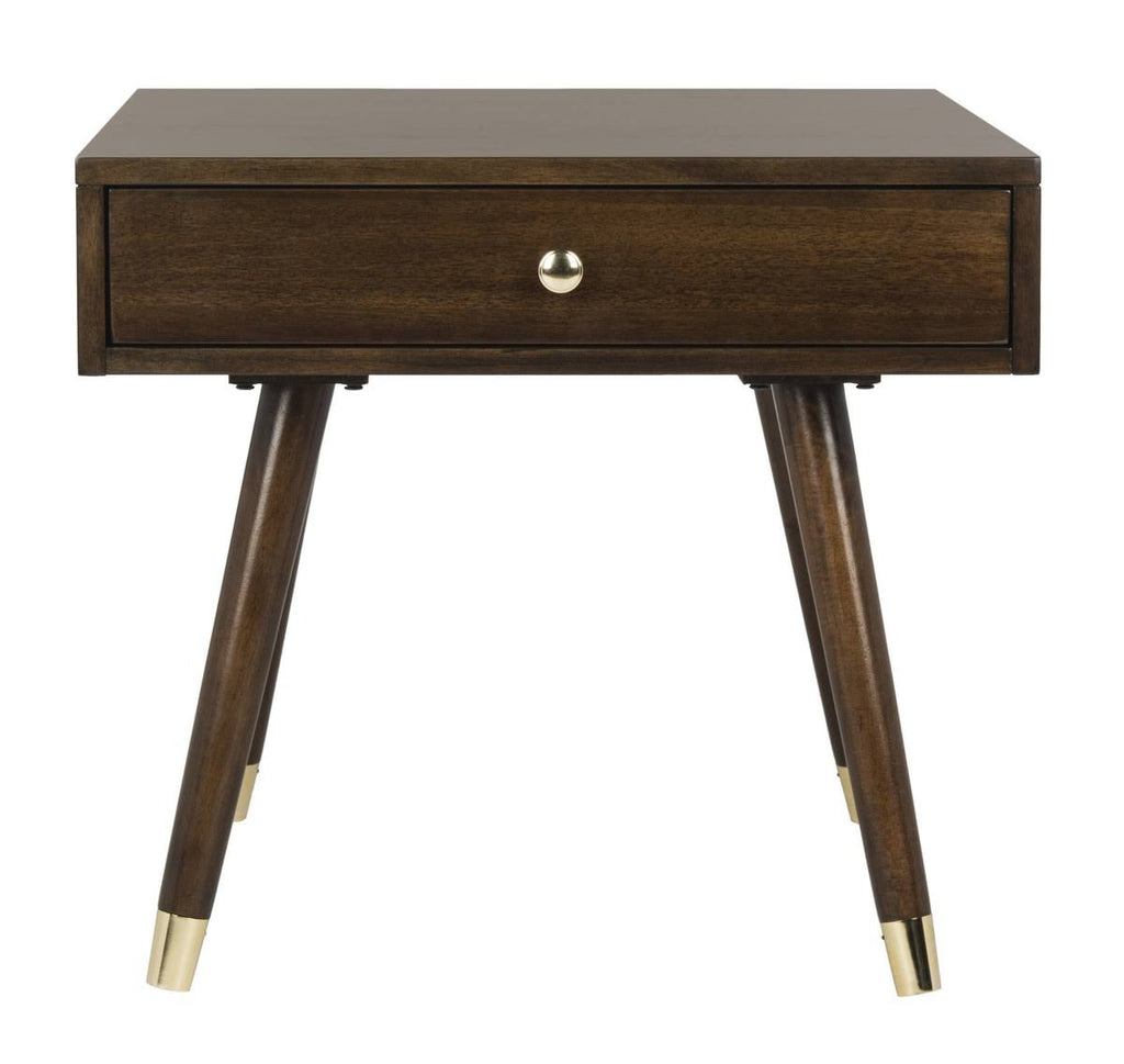 Brown Cap End Table Z40477