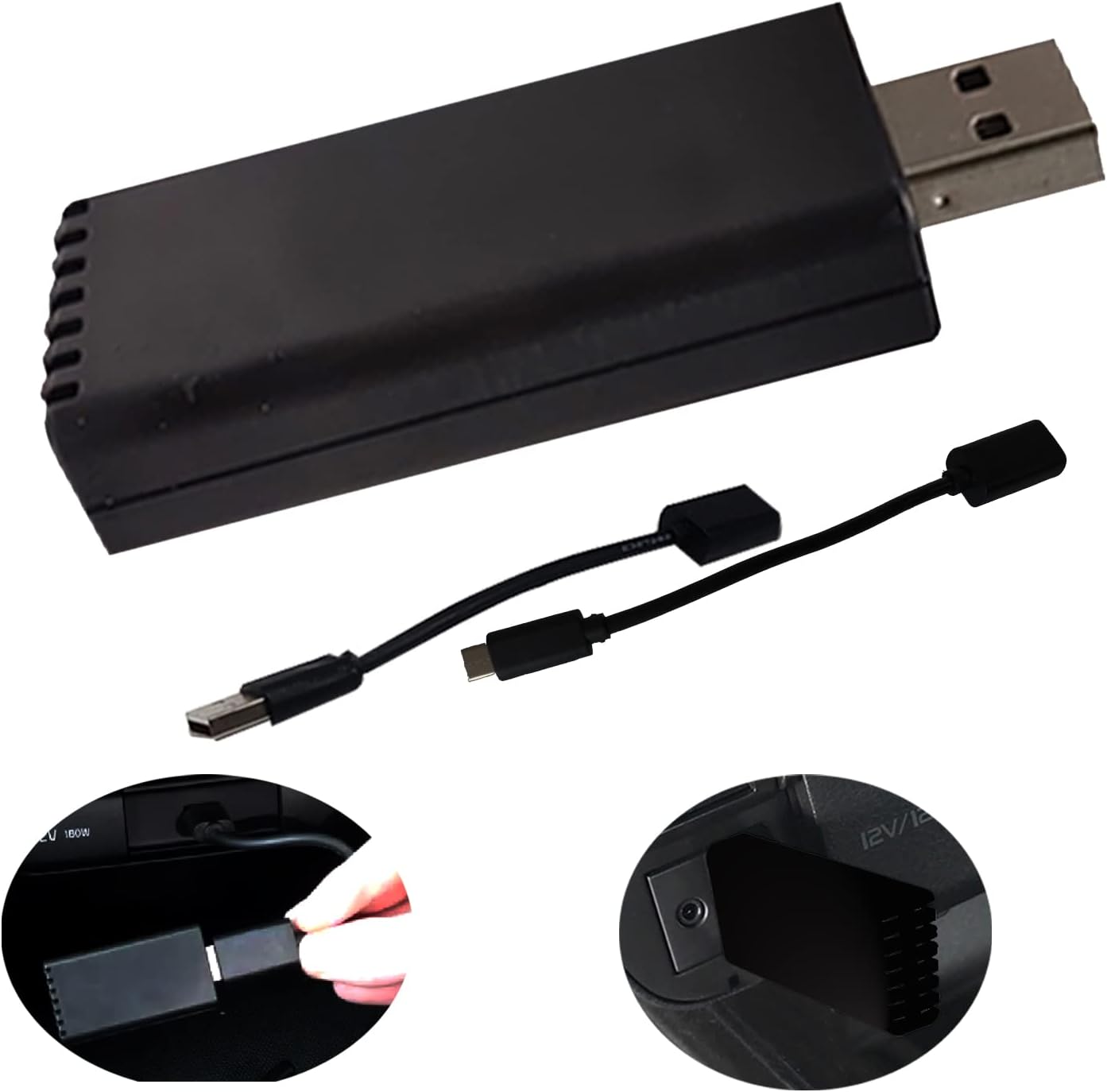 Wireless CarPlay Adapter for Factory Wired CarPlay Car, Black N707947