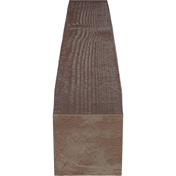 Aged Pecan Rough Sawn Faux Wood Fireplace Mantel W804
