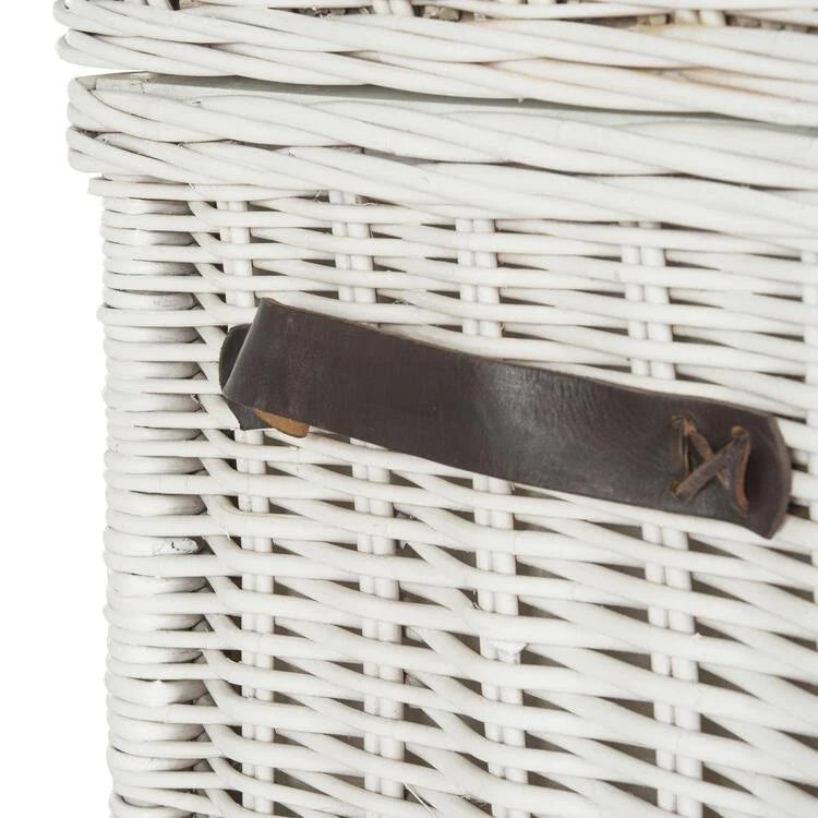 White Wicker Side Trunk R62467