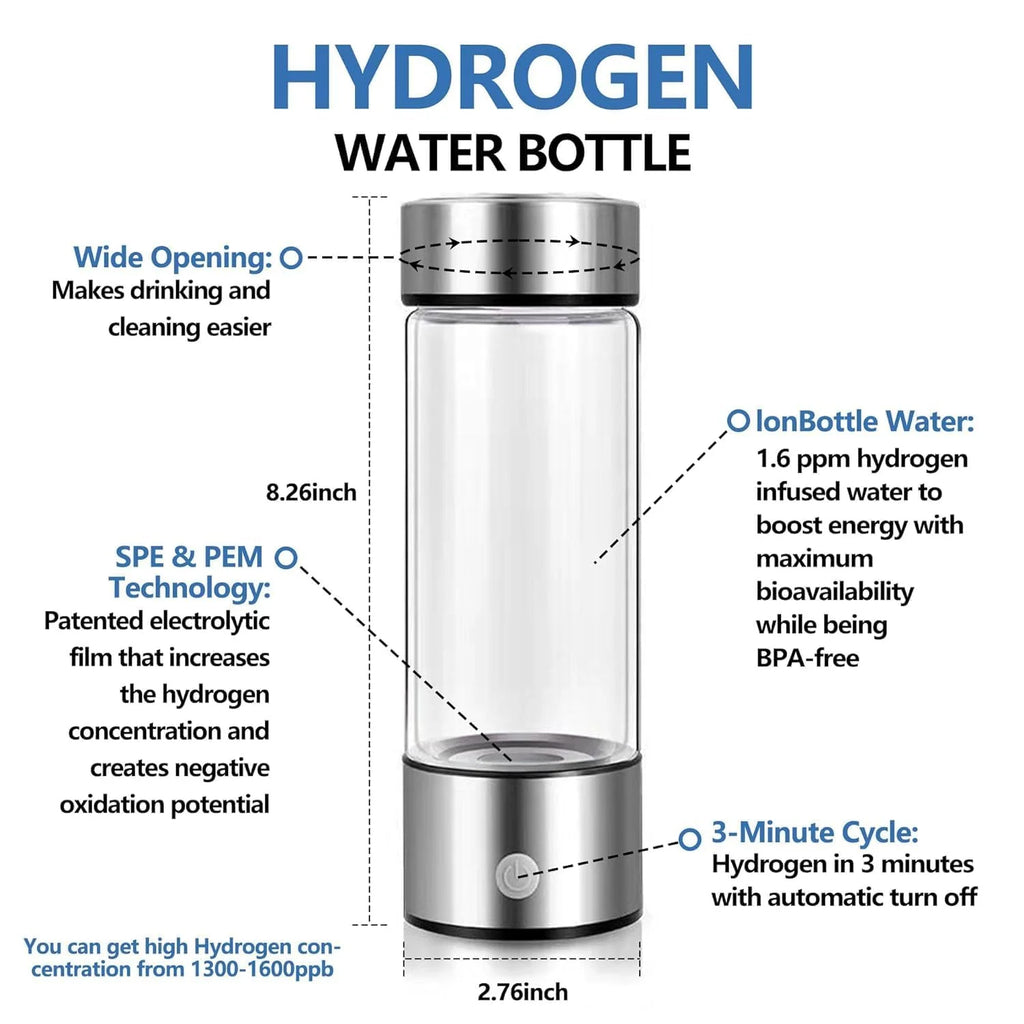 420ML Rechargeable Portable Hydrogen Water Bottle G218