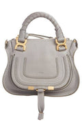 Mini Leather Crossbody Bag in Cashmere Grey D79767