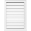 PVC Gable Vent with Brickmould J1319