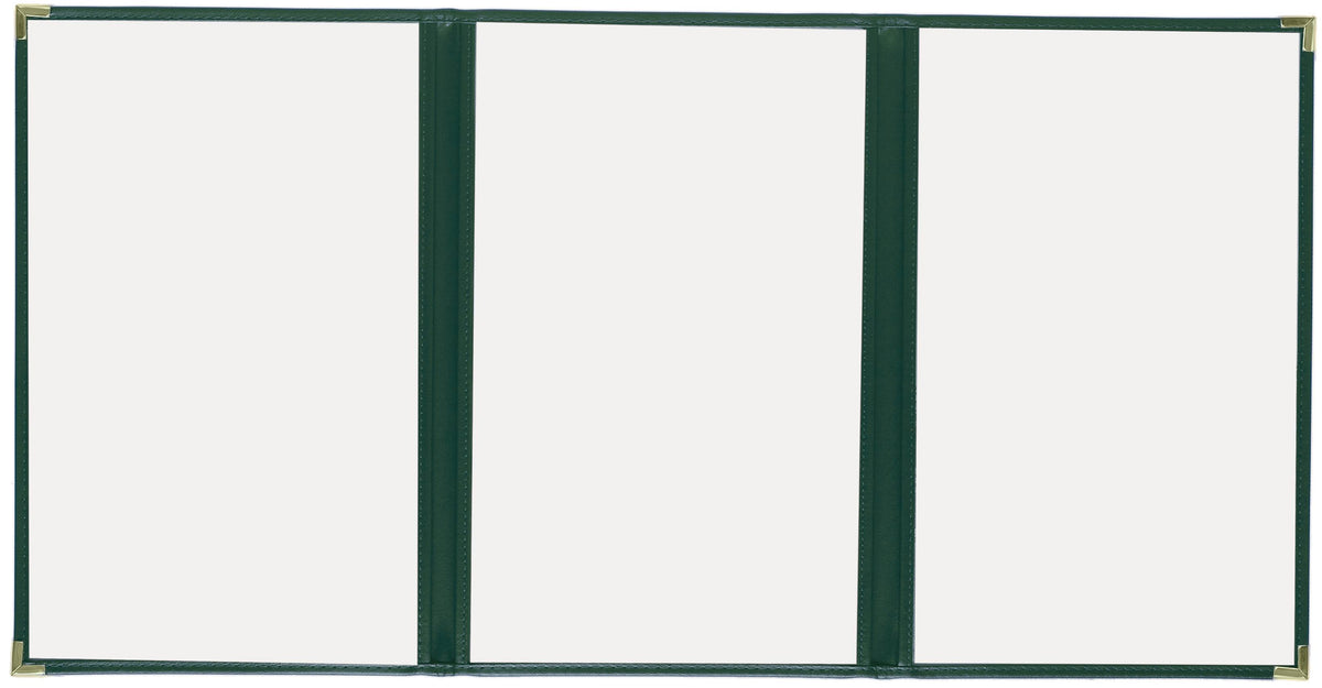 8½x11 Green Menu Cover H584