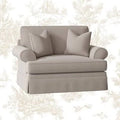 Big Chair and A Half Fabric: Sunbrella Meridian Wisteria B53524