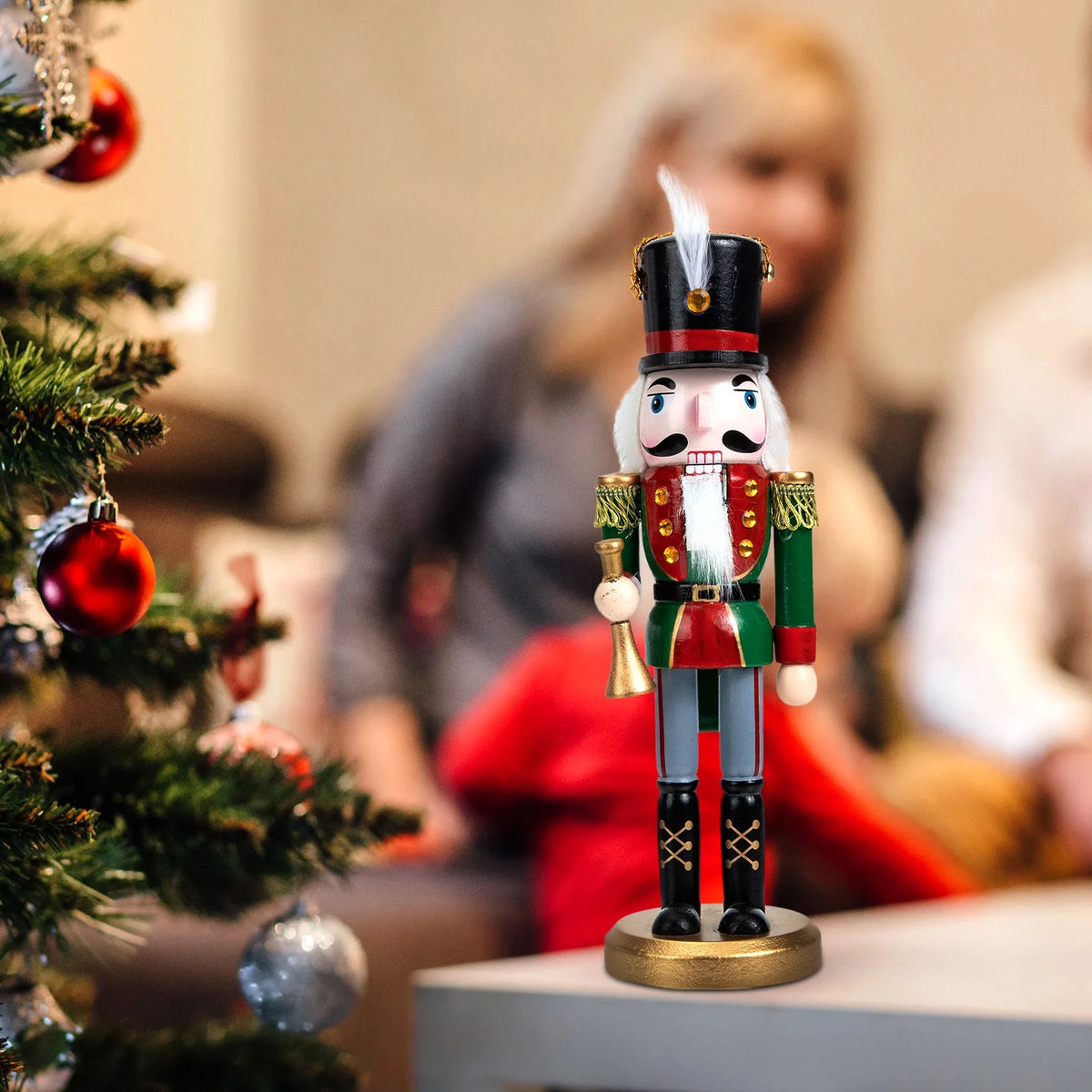3 Pieces Nutcracker Wood Decor W86569