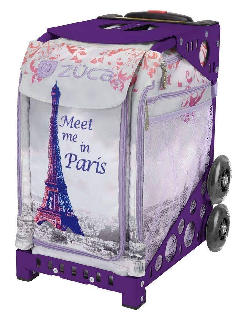 Purple Frame Sport Insert Bag with Flashing Wheels C515
