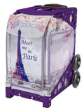 Purple Frame Sport Insert Bag with Flashing Wheels C515
