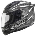 Flat Black/Silver/White XL Helmet P5370