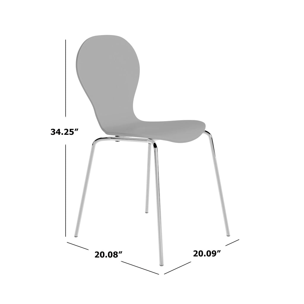 Red Armless Dining Chair (Set of 4) O133897