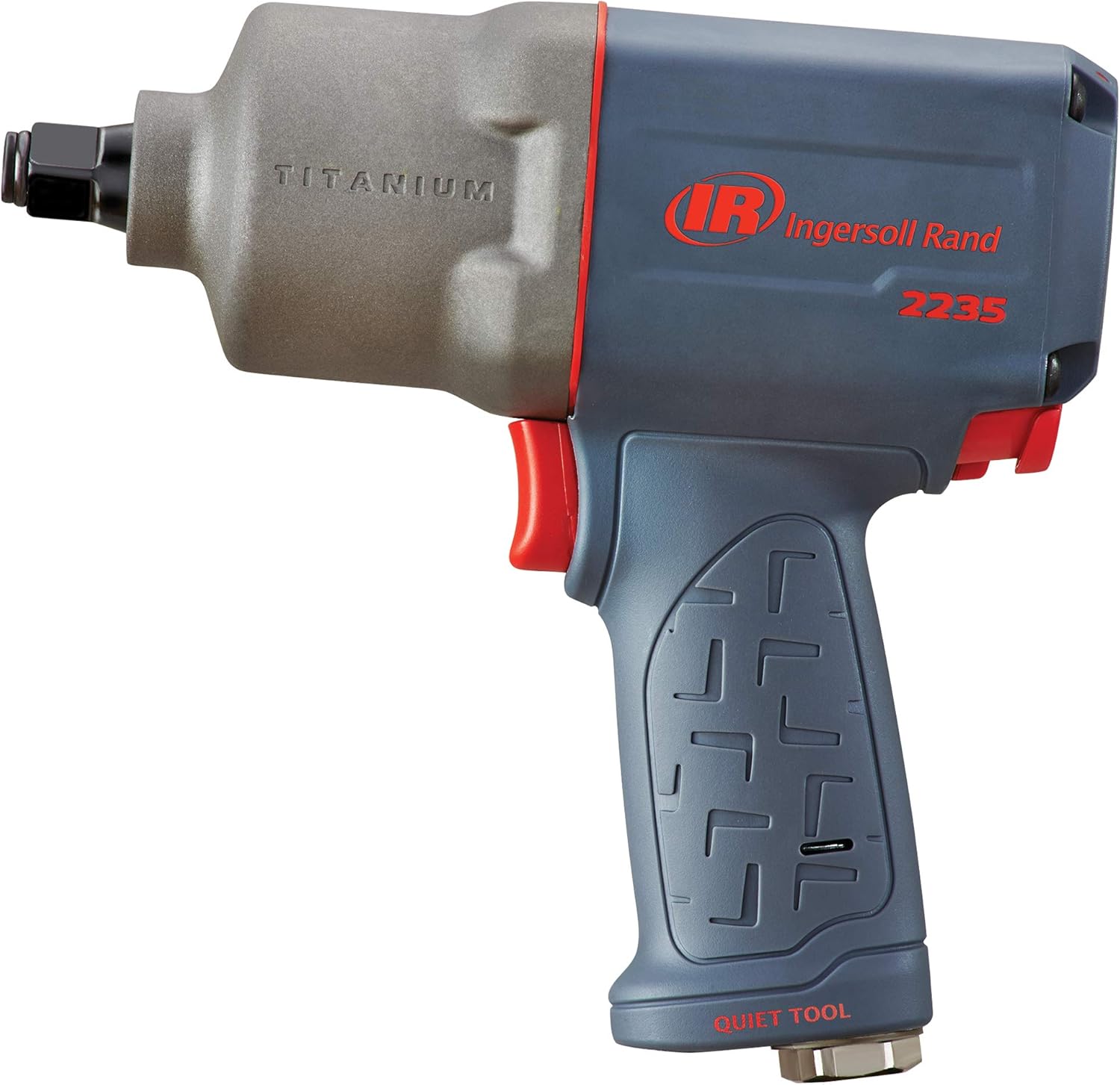 1/2" Drive Air Impact Wrench, Titanium Hammer Case, Gray E608399