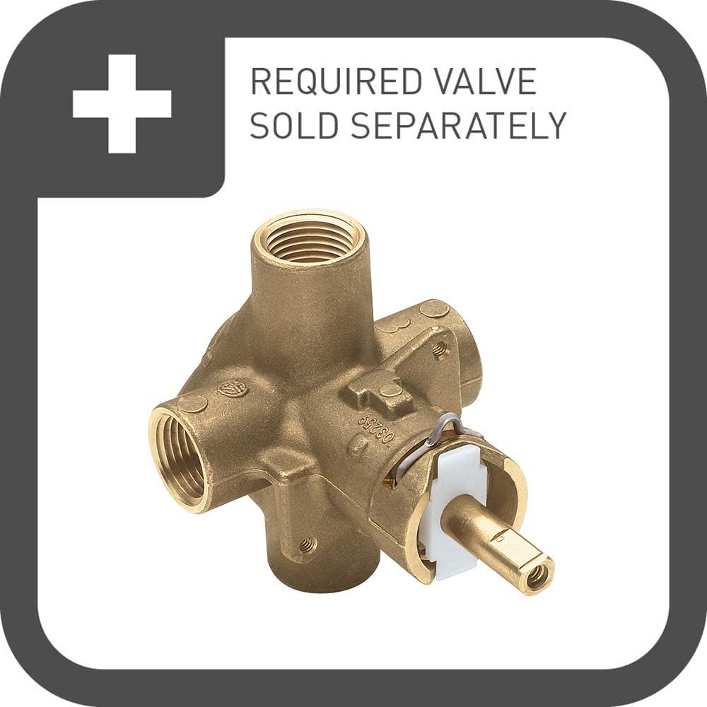Chrome Shower Only Valve Trim Pack of 2 F7158