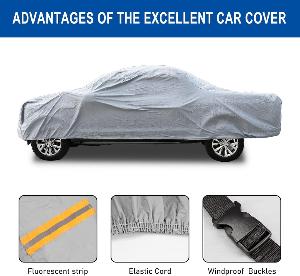 Waterproof Windproof Pickup Car Cover for Ford F150 2001-2019 Raptor L88243