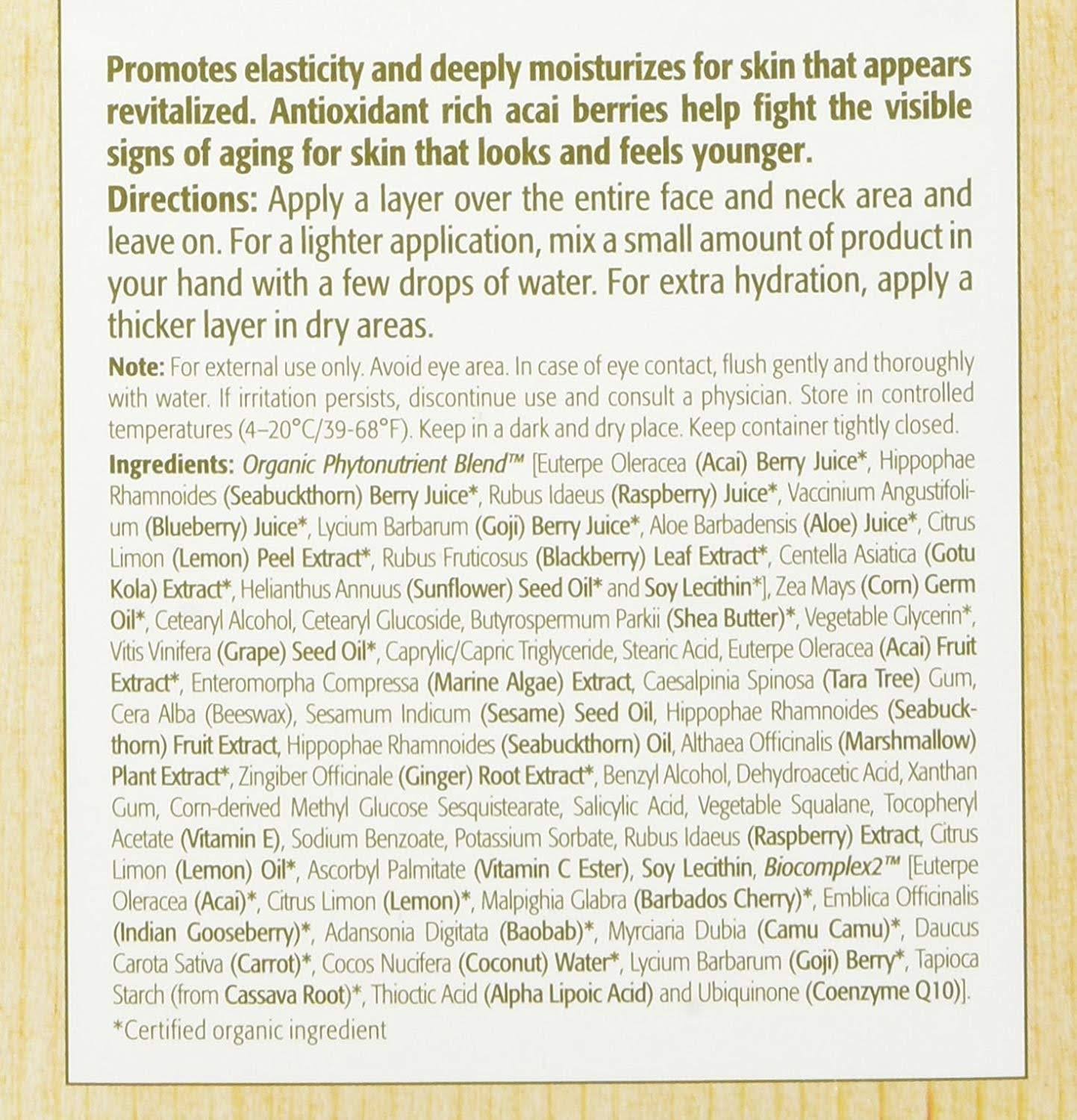 Firm Skin Acai Moisturizer 2 oz G33218