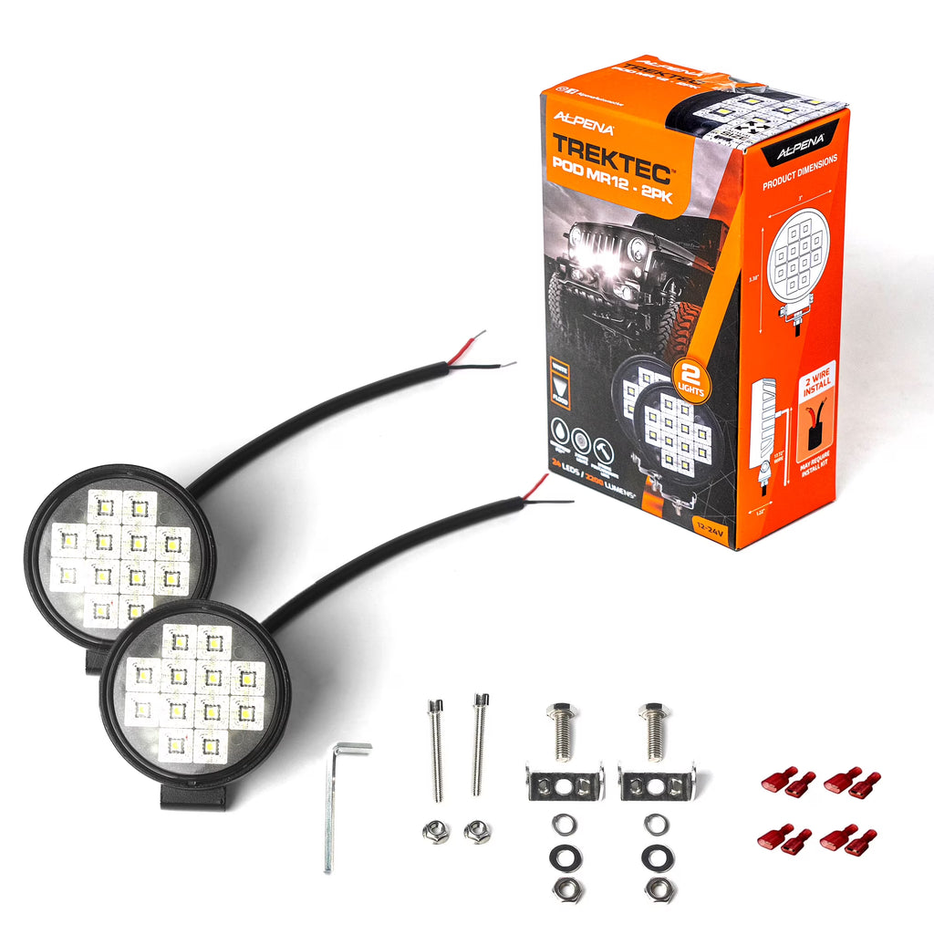2 Pack LED Pod Spotlight R1333