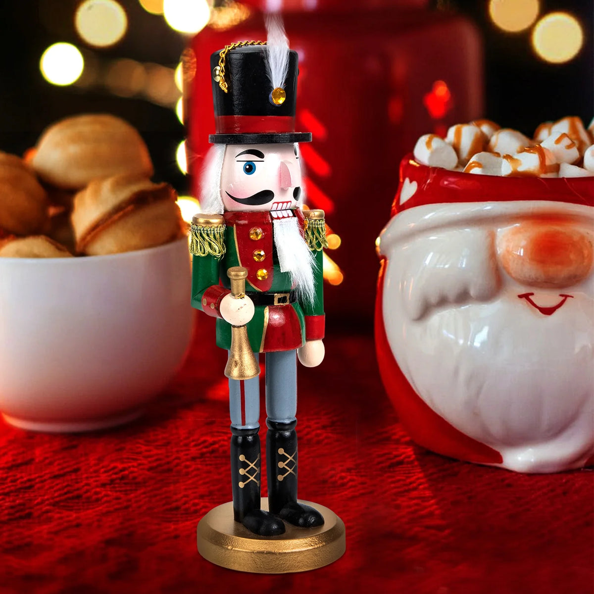 3 Pieces Nutcracker Wood Decor W86569
