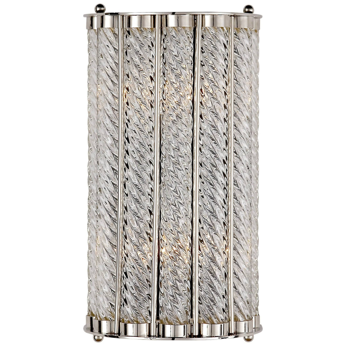 Polished Nickel Sconce X667