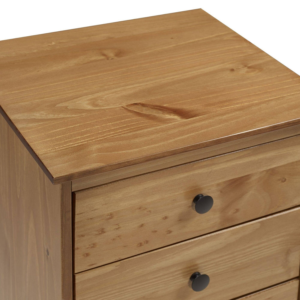 3-Drawer Solid Wood Nightstand X159