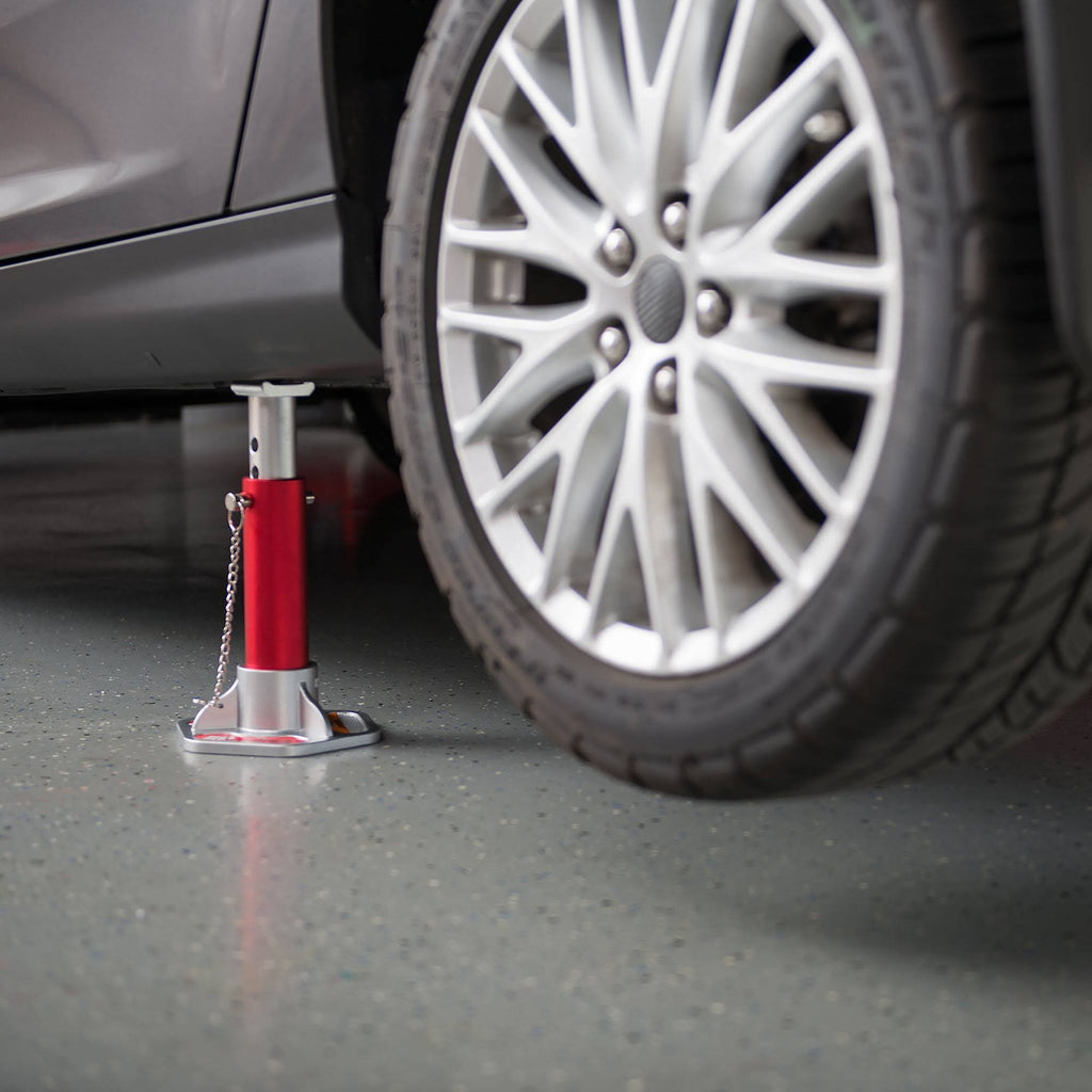 3 Ton Capacity Double Locking Aluminum Jack Stands, 1 Pair Z21122