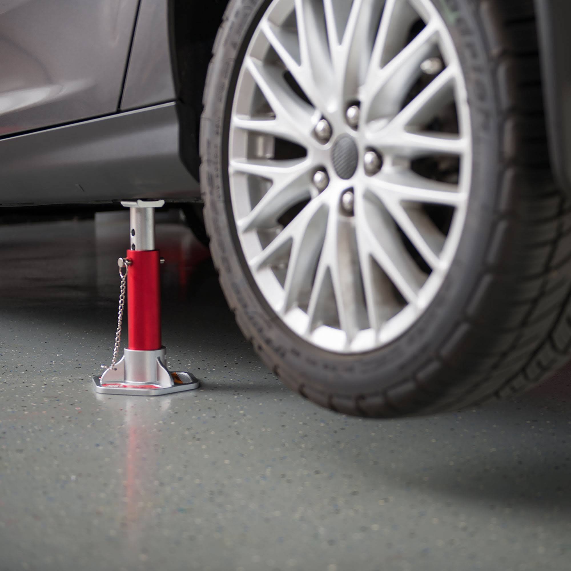 3 Ton Capacity Double Locking Aluminum Jack Stands, 1 Pair Z21122