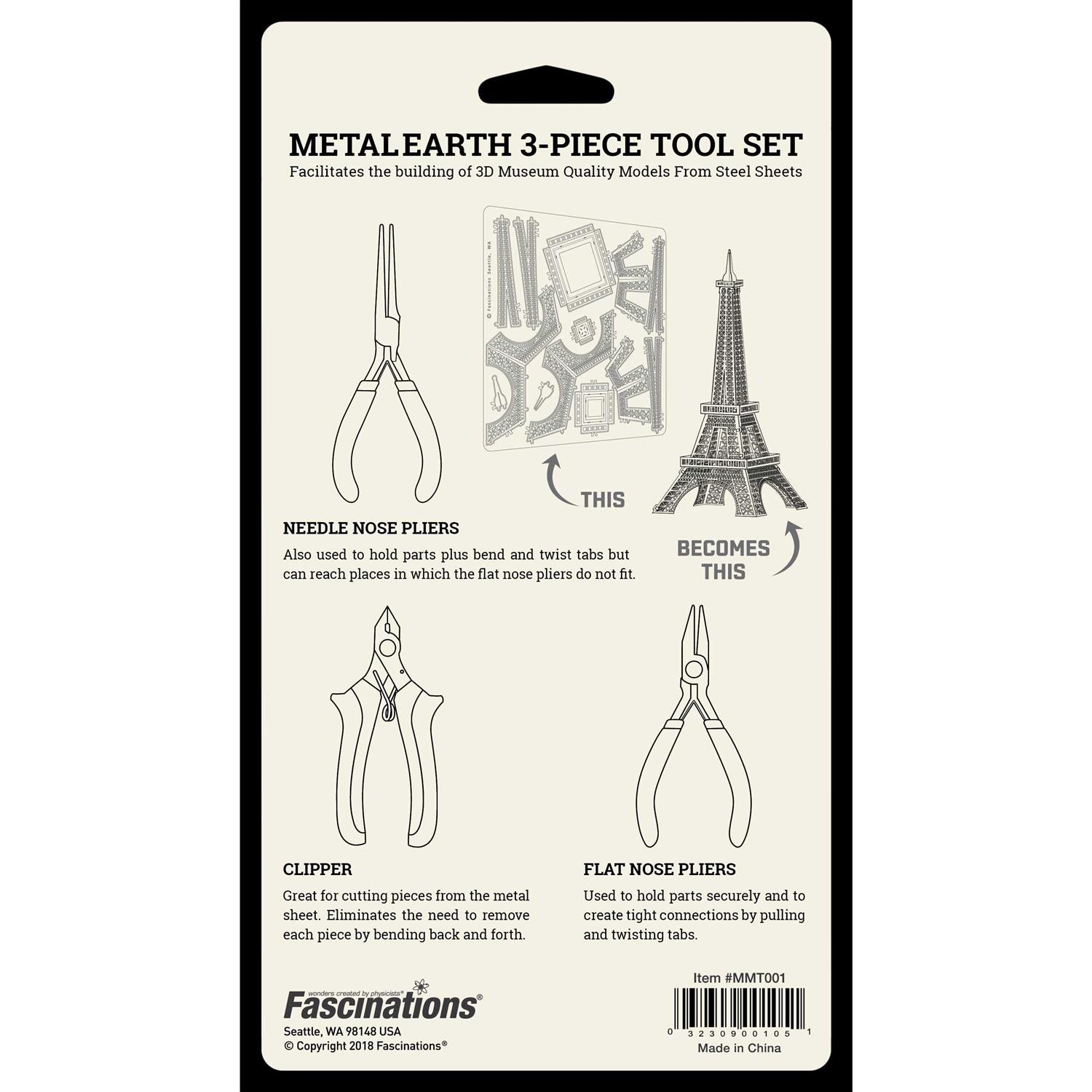 3-Piece Metal Earth Tool Kit W4599