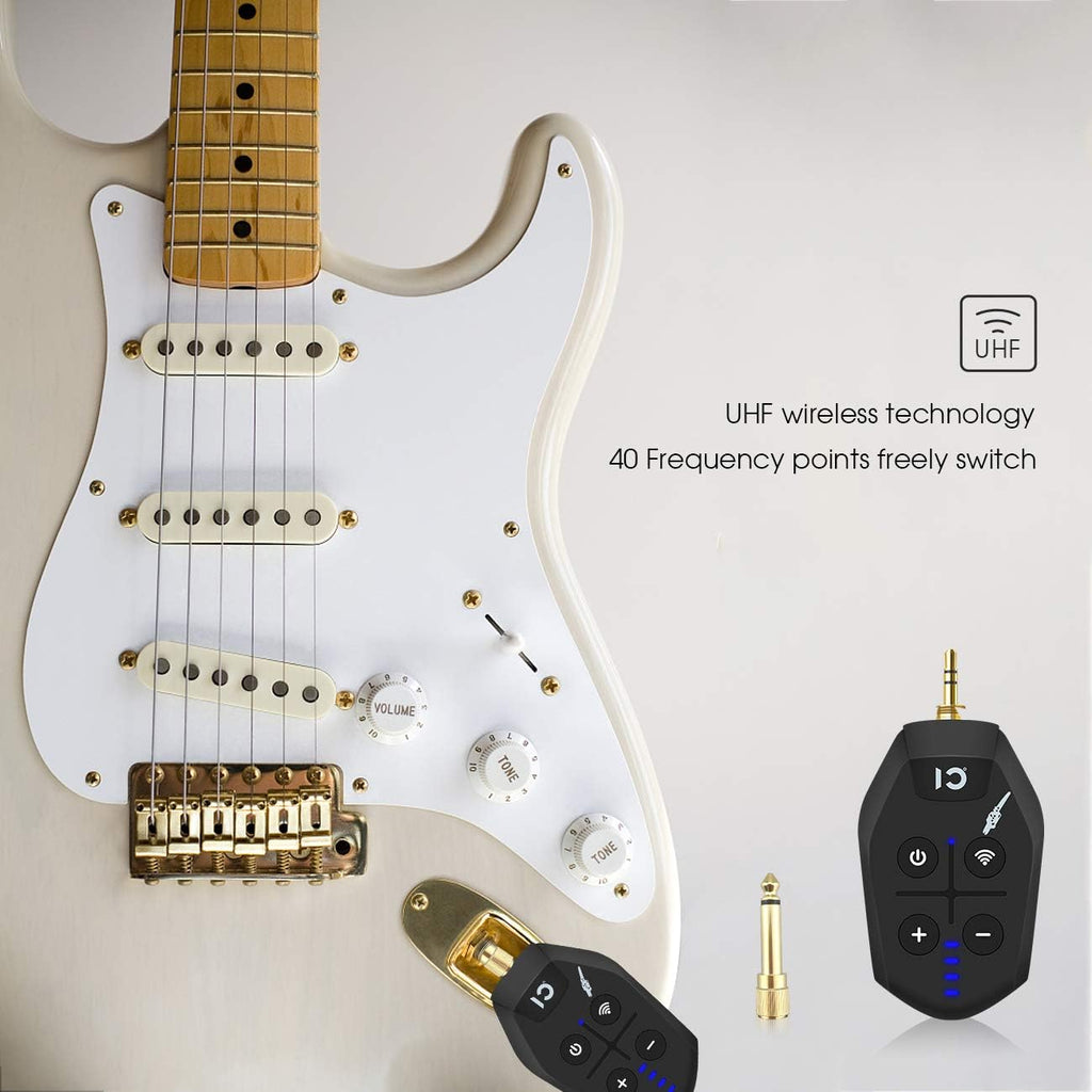 Wireless Guitar Transmitter Receiver Set Pack of 2 Y8144