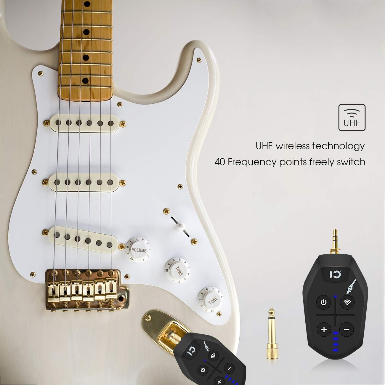 Wireless Guitar Transmitter Receiver Set Pack of 2 Y8144