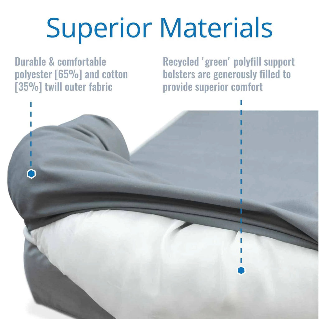 Jumbo Gray Solid Memory Foam Dog & Cat Bed D212437