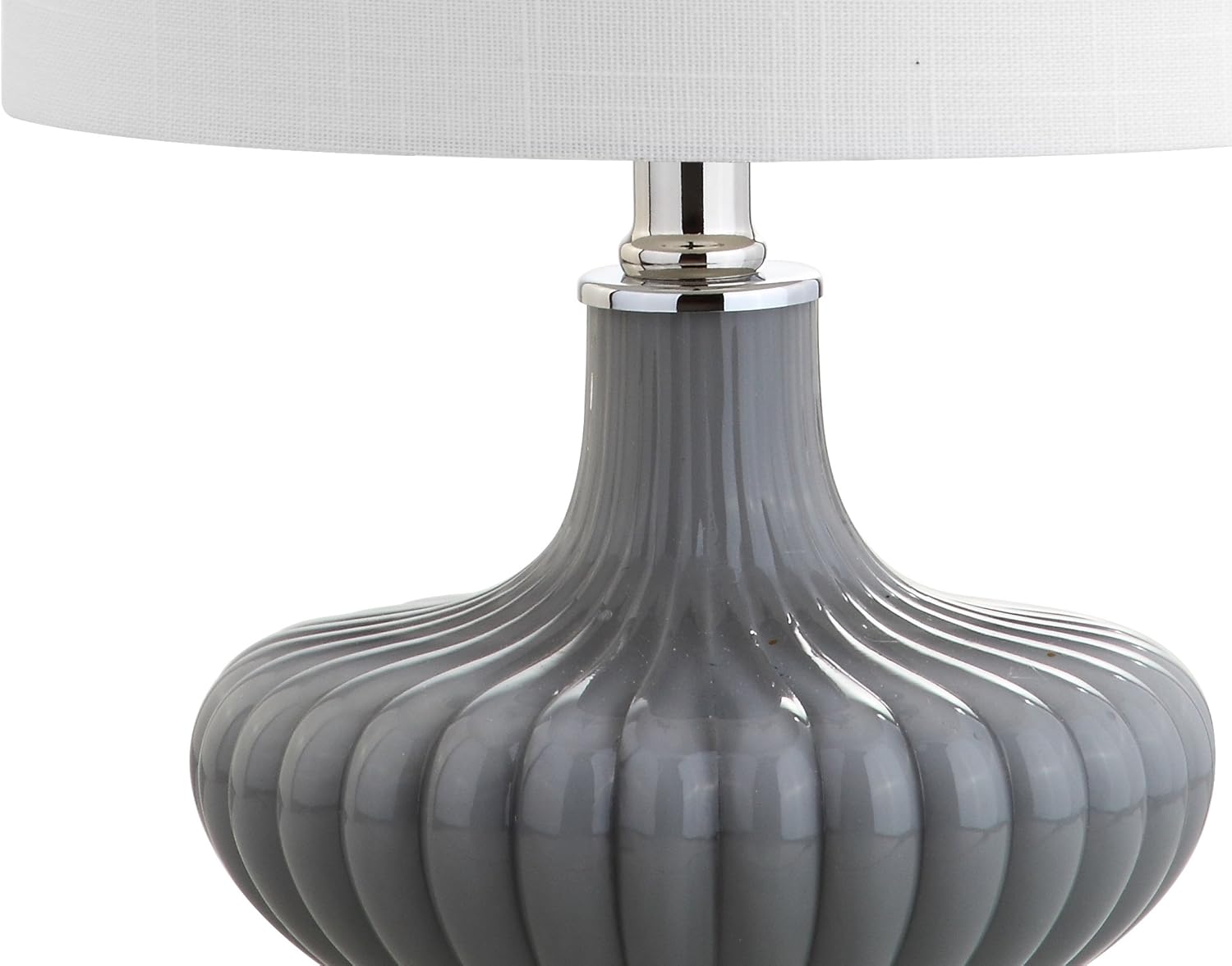 Gray Glass and Lucite LED Table Lamp Z505549