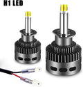 H1 LED Headlight Bulb, High Beam, Low Beam, Halogen Replace Kit, 12000lm 6K, Pack of 2 B3075