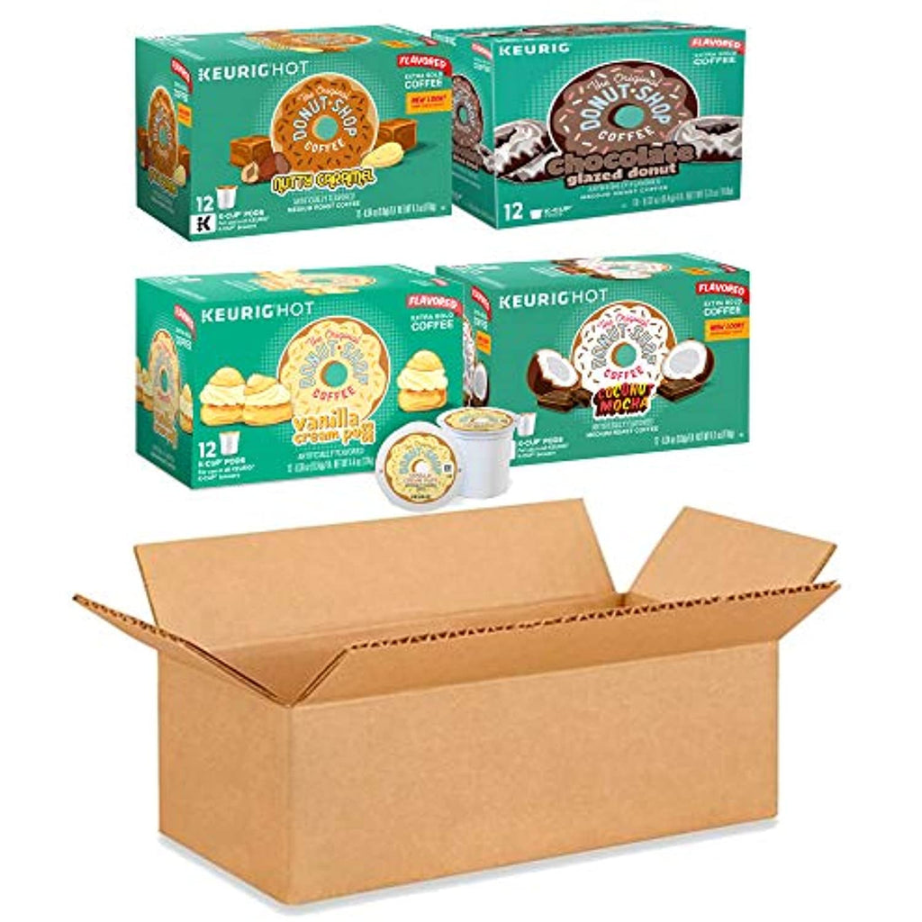 Variety Pack Coffee Pods, Set of 4 Flavors, 48 Ct Total H7389