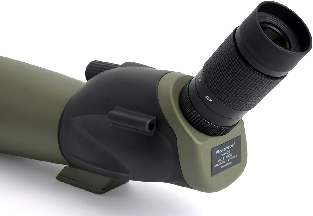 80mm Angled Spotting Scope with Zoom Eyepiece D70298