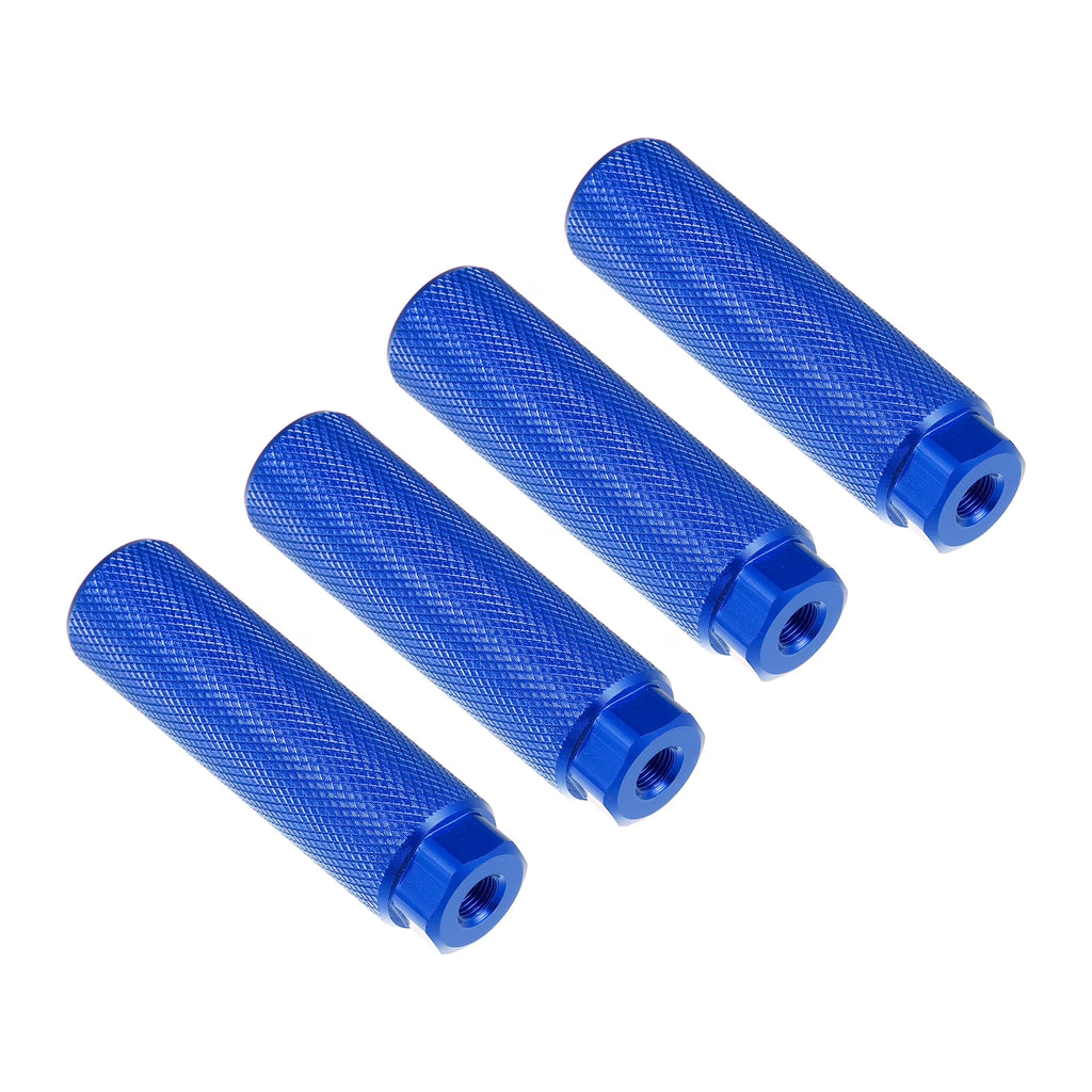 2 Pair Aluminum Alloy Bicycle Footrest Pegs Blue V47980