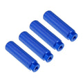2 Pair Aluminum Alloy Bicycle Footrest Pegs Blue V47980